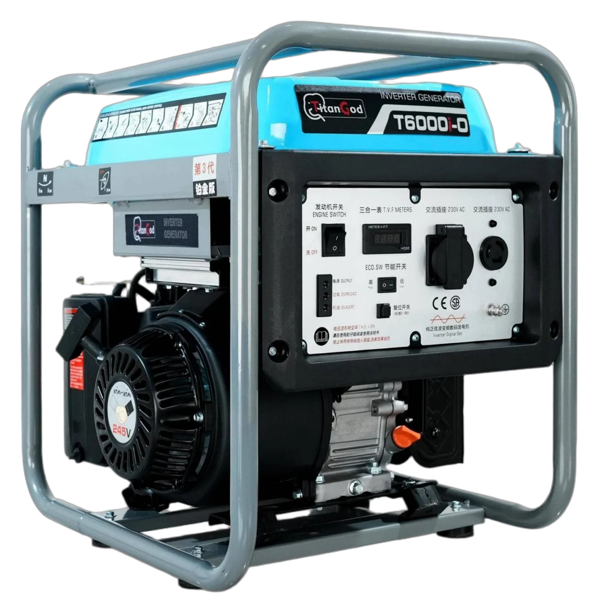 T6000i-O / T7600i-O Open-Frame Inverter Generators
